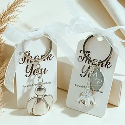 Parisian Eiffel Tower keychain Eiffel Party Gifts Wedding Favors For guest keychain French Souvenir Retro Decor Baby Shower For