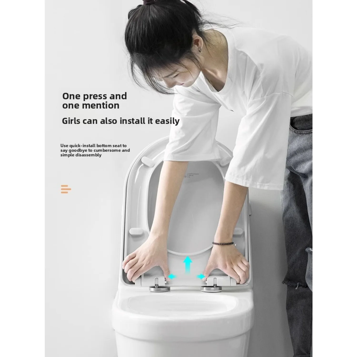 Copriwater universale ispessito compatibile con bagni Twyford per comodini vecchio stile Accessori da bagno durevoli