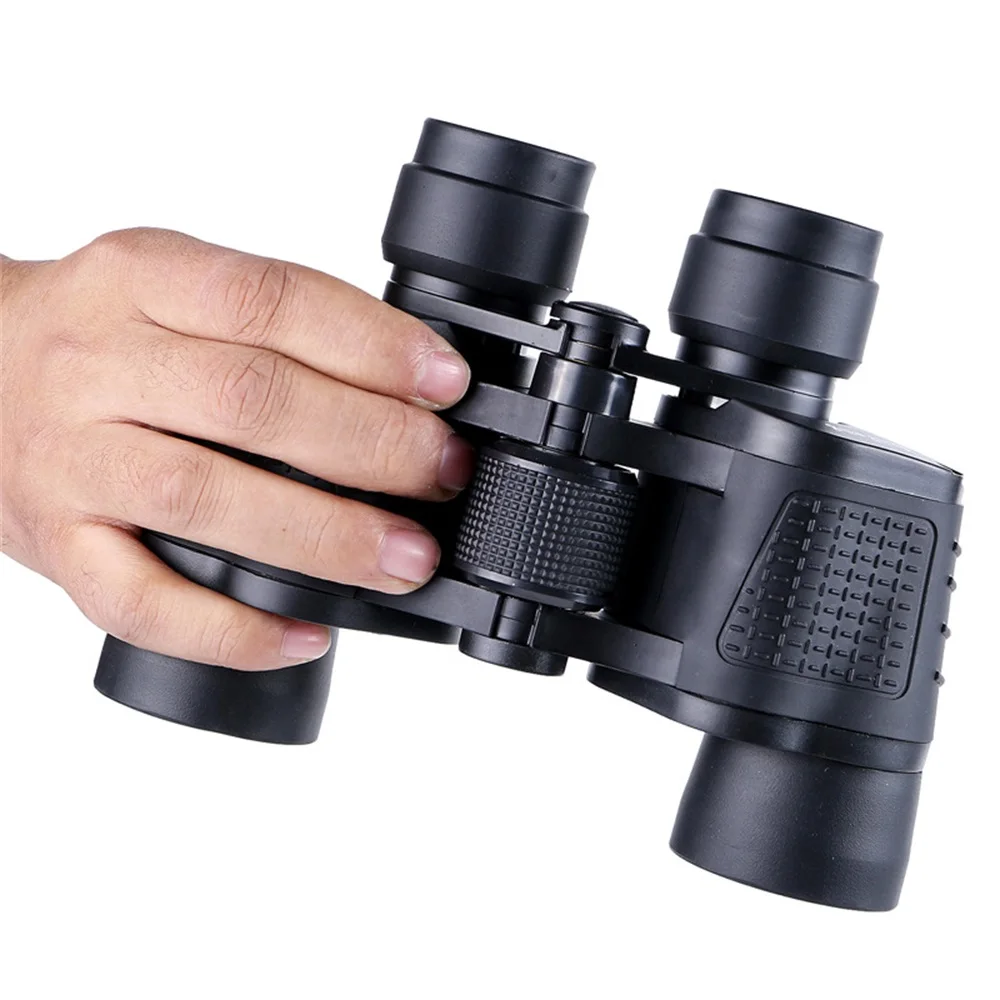 80X80 HD High Power Binoculars Telescope 5000M Long Range Portable FMC Optical Binoculars for Hunting Camping Tourism