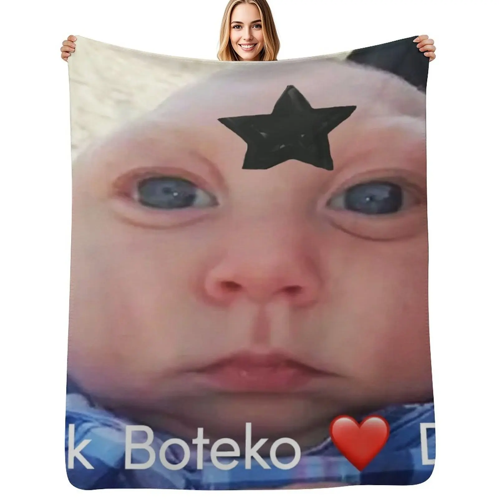 Jank Boteko Throw Blanket Soft Warm Blanket Gift for Grandparents