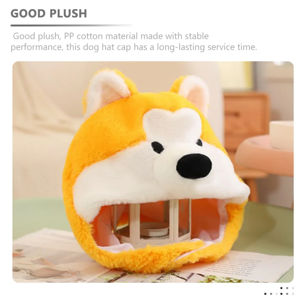 

Dog Hat Headwear Lightweight Halloween Cosplay Party Selfie Props Cartoon Animal Costume Adult Hat