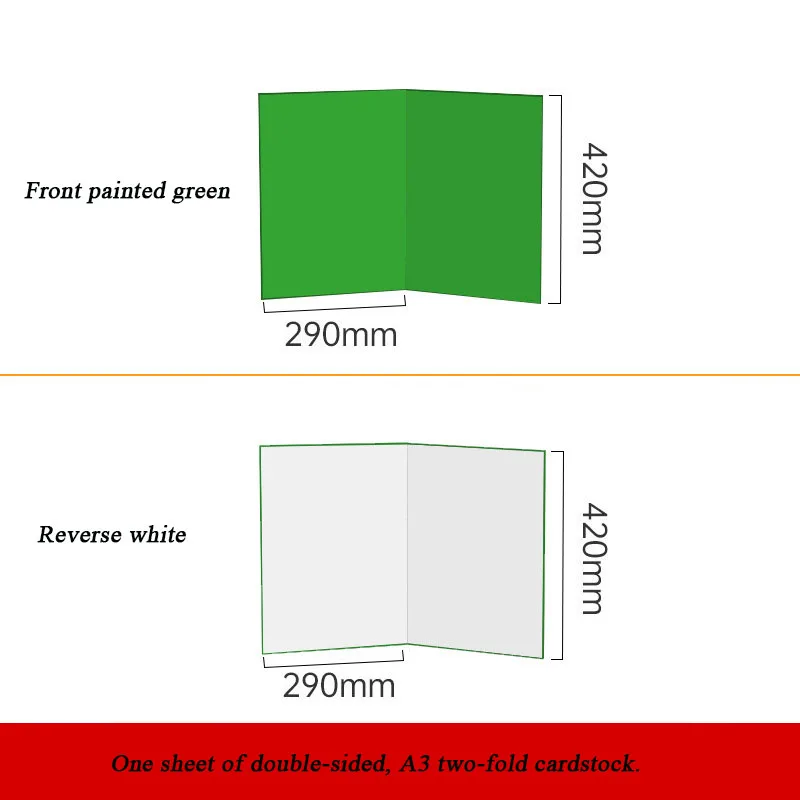 A3 Foldable Photo Card Paper Thicken Multi-purpose Board 3-in-1 Reflector Still Life Photography Absorption Plate