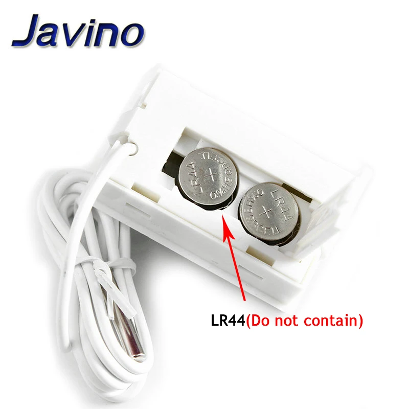 Mini termómetro digital LCD utilizado para congelador, temperatura de-50-110 ℃, termómetro para refrigerador, sonda impermeable para interiores y