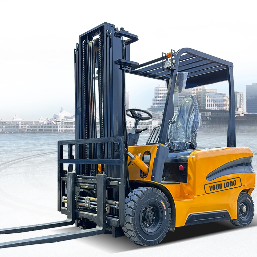 Portable Electric Forklift Small Electric Forklift Ride-on Warehousing and Logistics Factory Stacking and Handling
