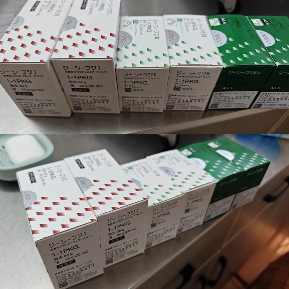 Pro Glass Ionomer Dental Cement Japan Fuji GC Glass Ionized Bonding Agent Teeth Crown Restorative Ceramic Veneers Adhesive Resin