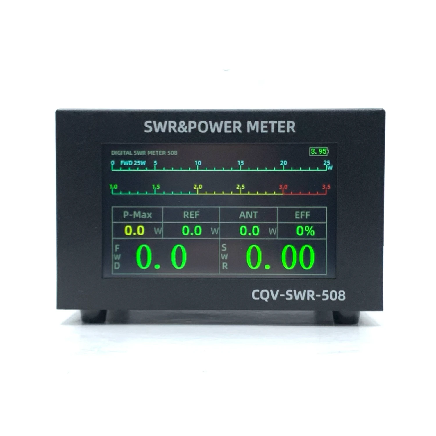 

SWR Measuring Meter 200W Power CQV-SWR-508 4.3in IPS Touchscreen1.8-54Mhz Standing Wave Ratio Meter DC5V/1A Type-C UHF Interface