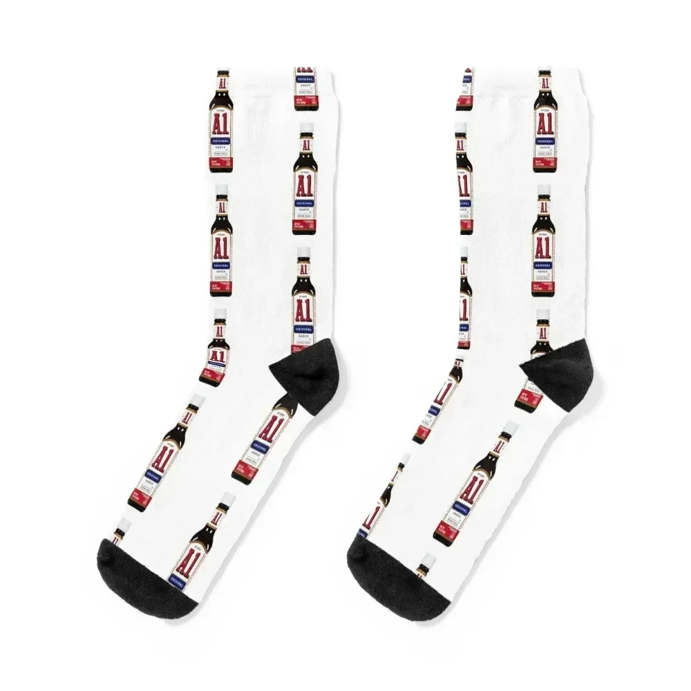 

A1 Steak Sauce Socks Children's Running winter thermal Socks Women Men's