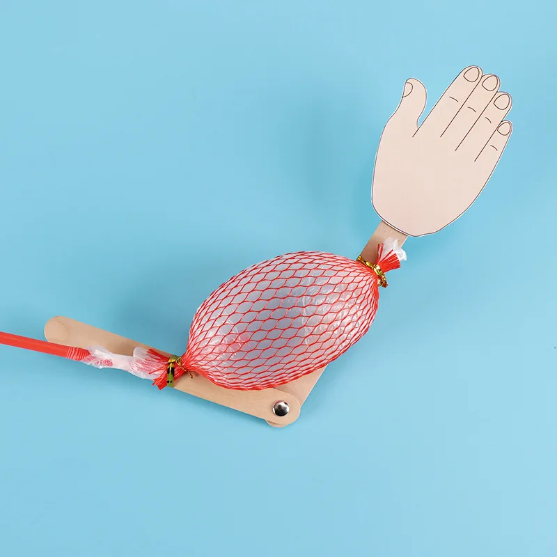 Tecnologia Piccola produzione Invenzione Attrezzatura modello osseo e muscolare fai-da-te Pacchetto materiale creativo fatto a mano per la scuola materna