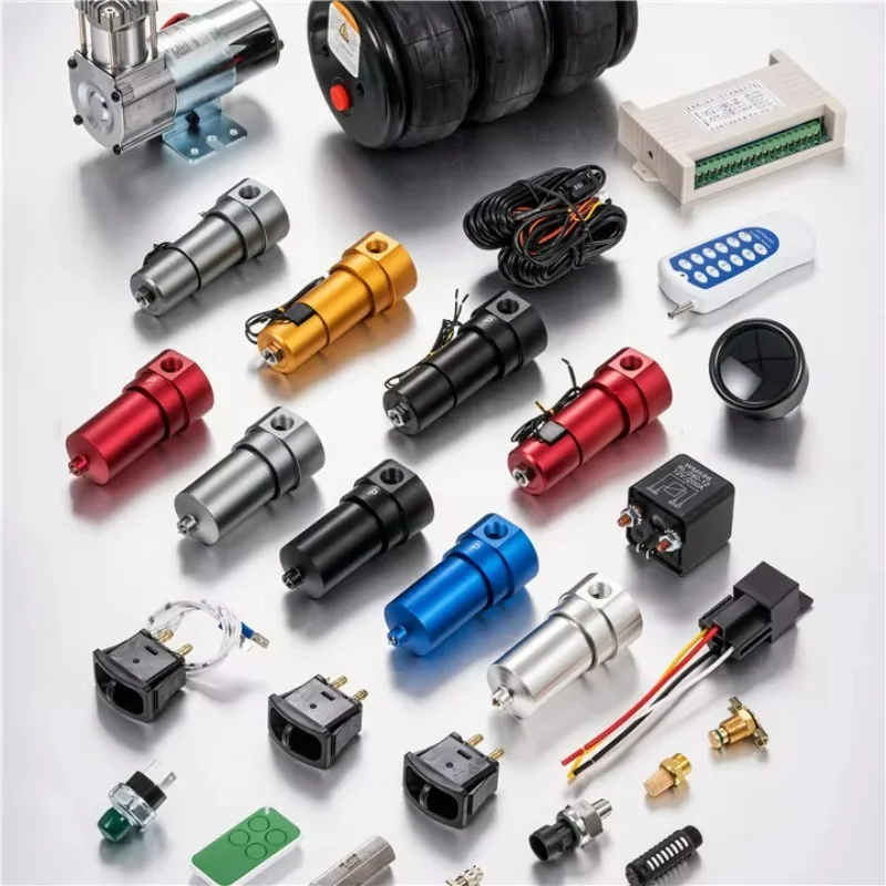 1/2" NPT Brass Air Valves 3-Pos 3/8" 3-Position 8-Valve Engine Manifold Fast Valve Low Level Rider Suspension V4F 2W160-4F 2W4F