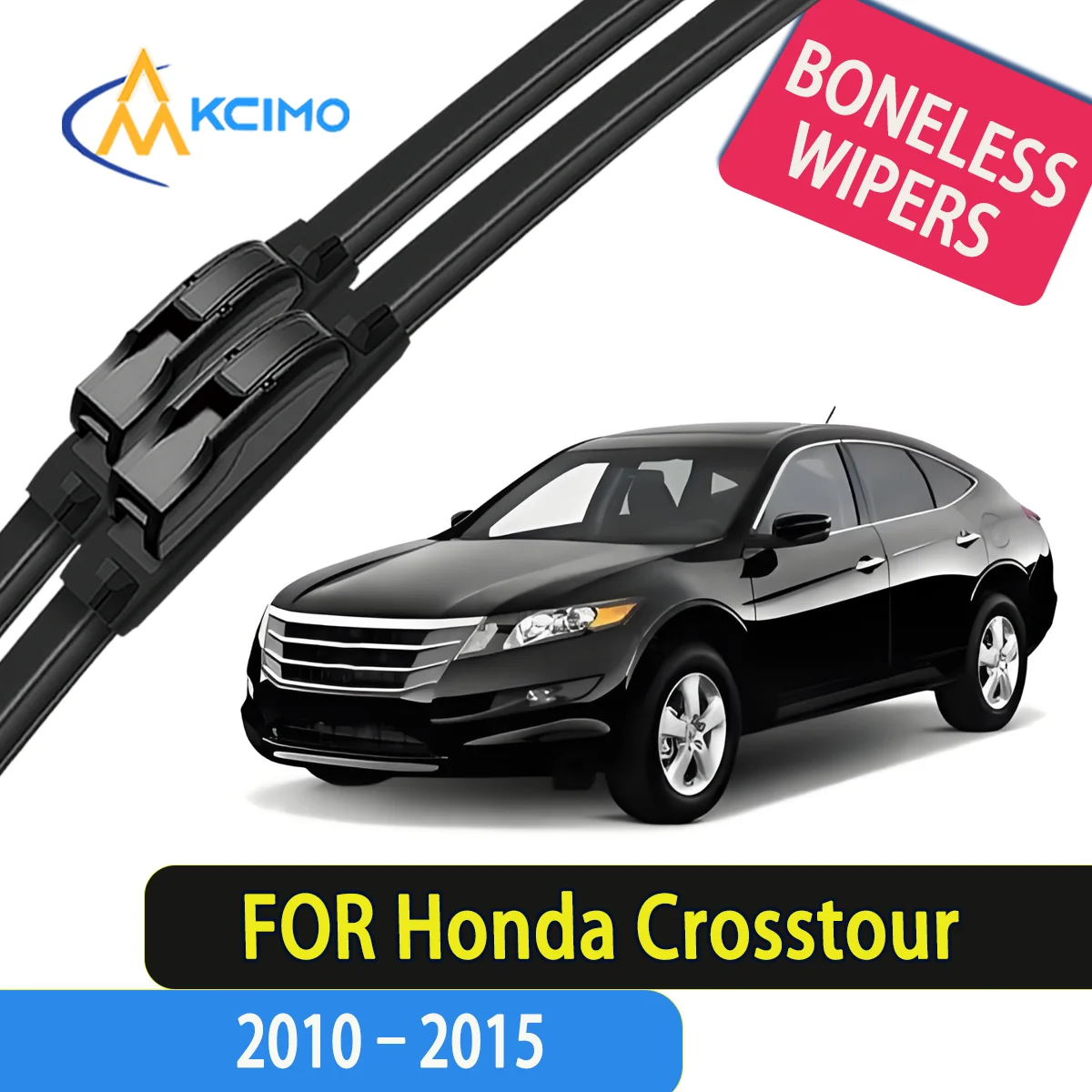 

2pcs Quality Windscreen Silent Black Car Rain Brush Suitable for Honda Crosstour TF1/2 2010-2015 Honda Accord Crosstour Wipers