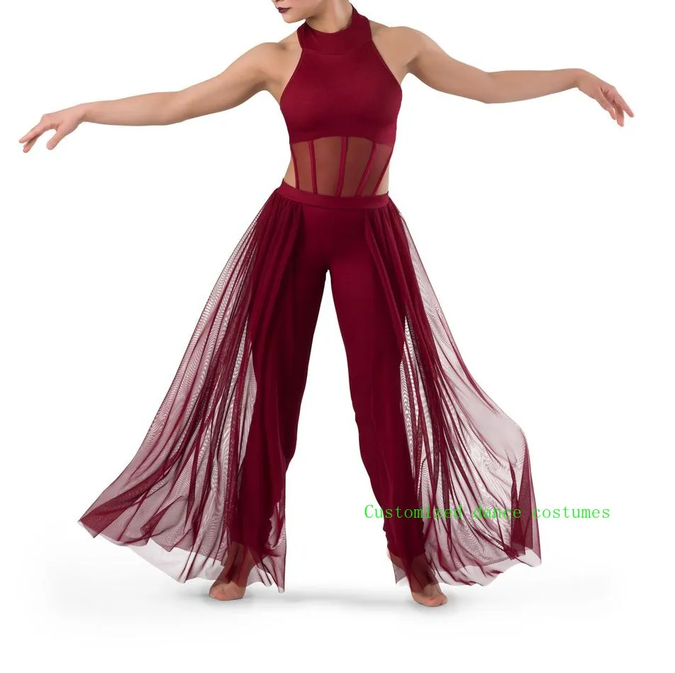 

2026 New dance costume professional jazz dance dress Lyrical clothing