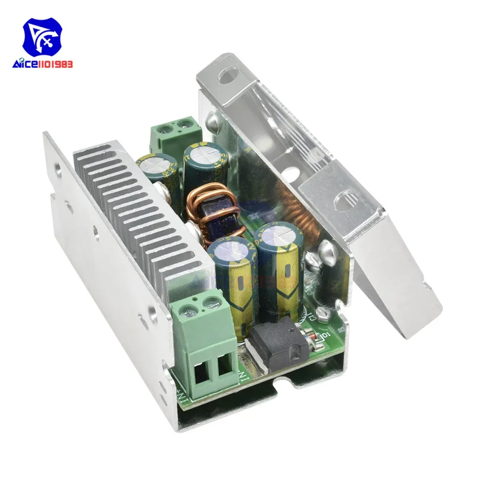 Diymore DC 60V 15A 200W DC-DC 8-55V a 1-36V convertitore Step-Down modulo di alimentazione Buck regolatore di tensione regolabile con custodia