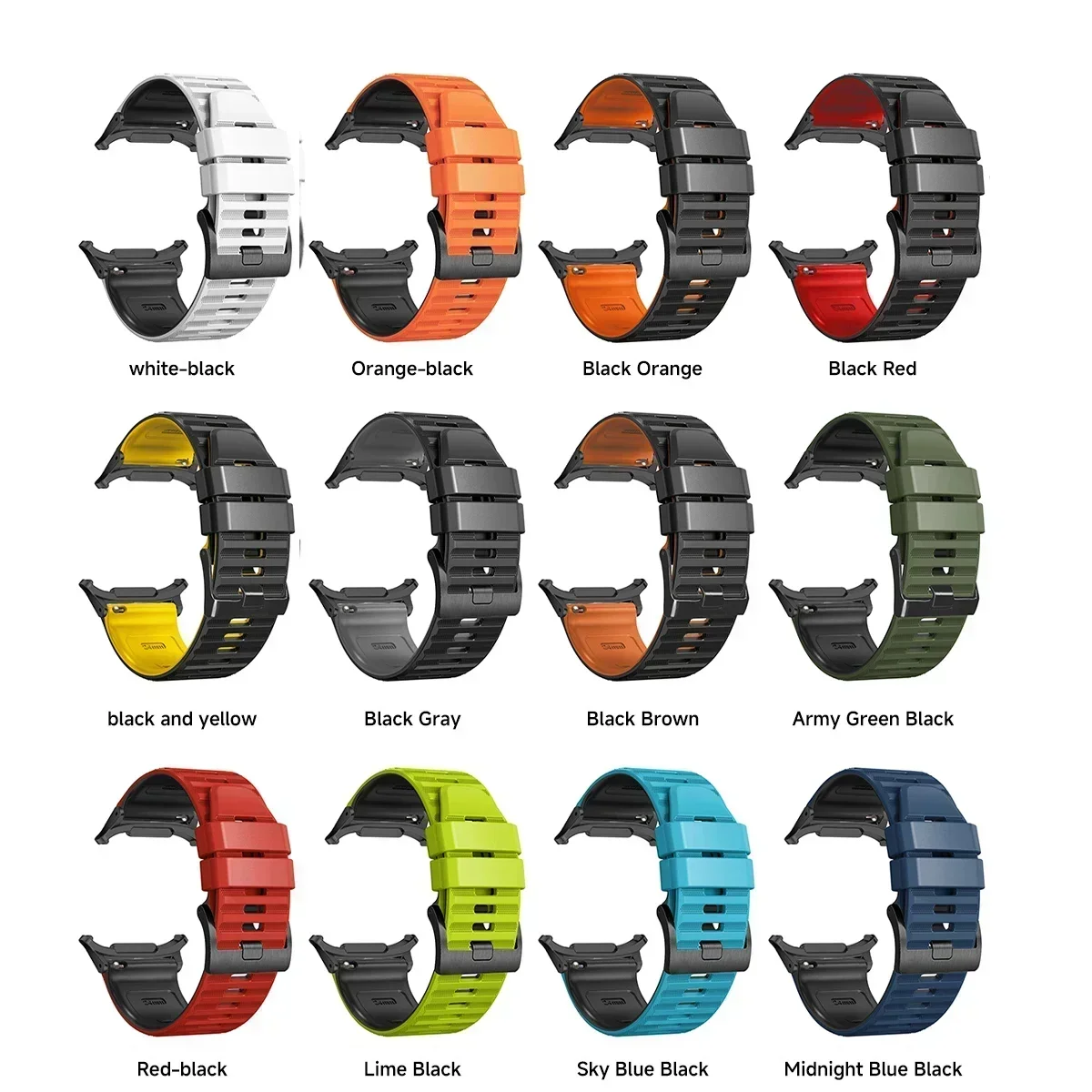 Силиконовый ремешок Quick No Gaps для Samsung Galaxy Watch 7 Ultra, 47 мм, браслет-петля для Galaxy Watch 7 Ultra, браслет