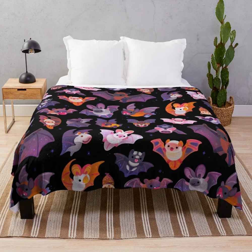 

Bat Throw Blanket Travel Furry Blankets