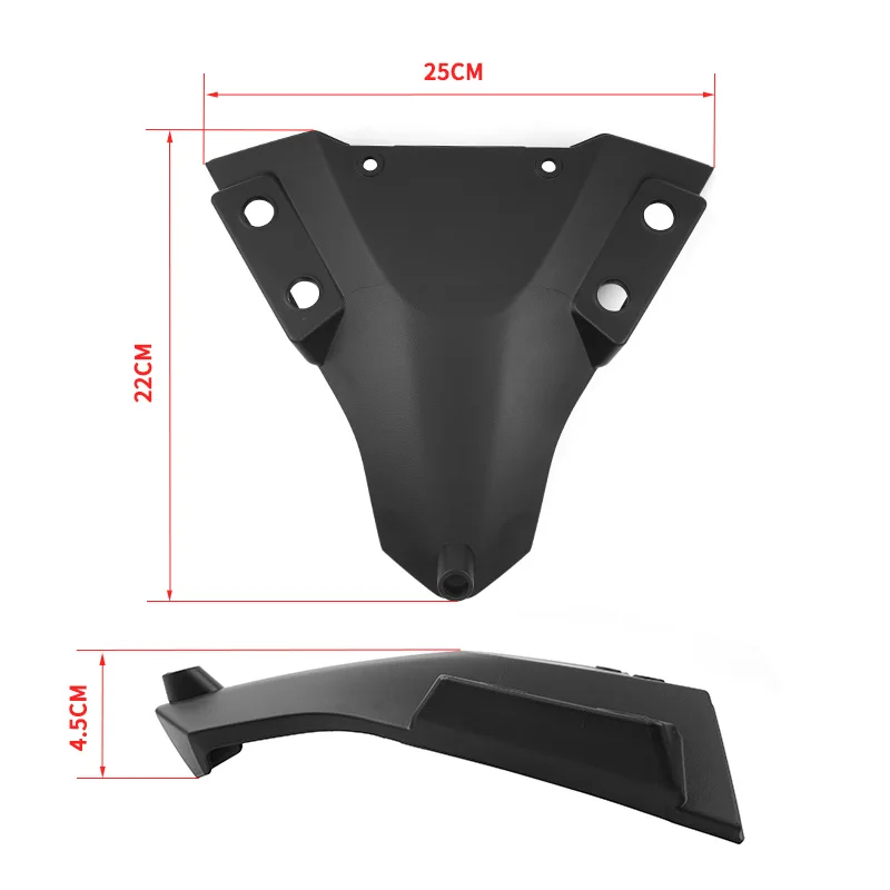For CFMOTO 250SR-FUN Upper Guard Decorative Parts CF250 250 SR SR250 Decoration Headlight Cover Shell Motorcycle Original Parts