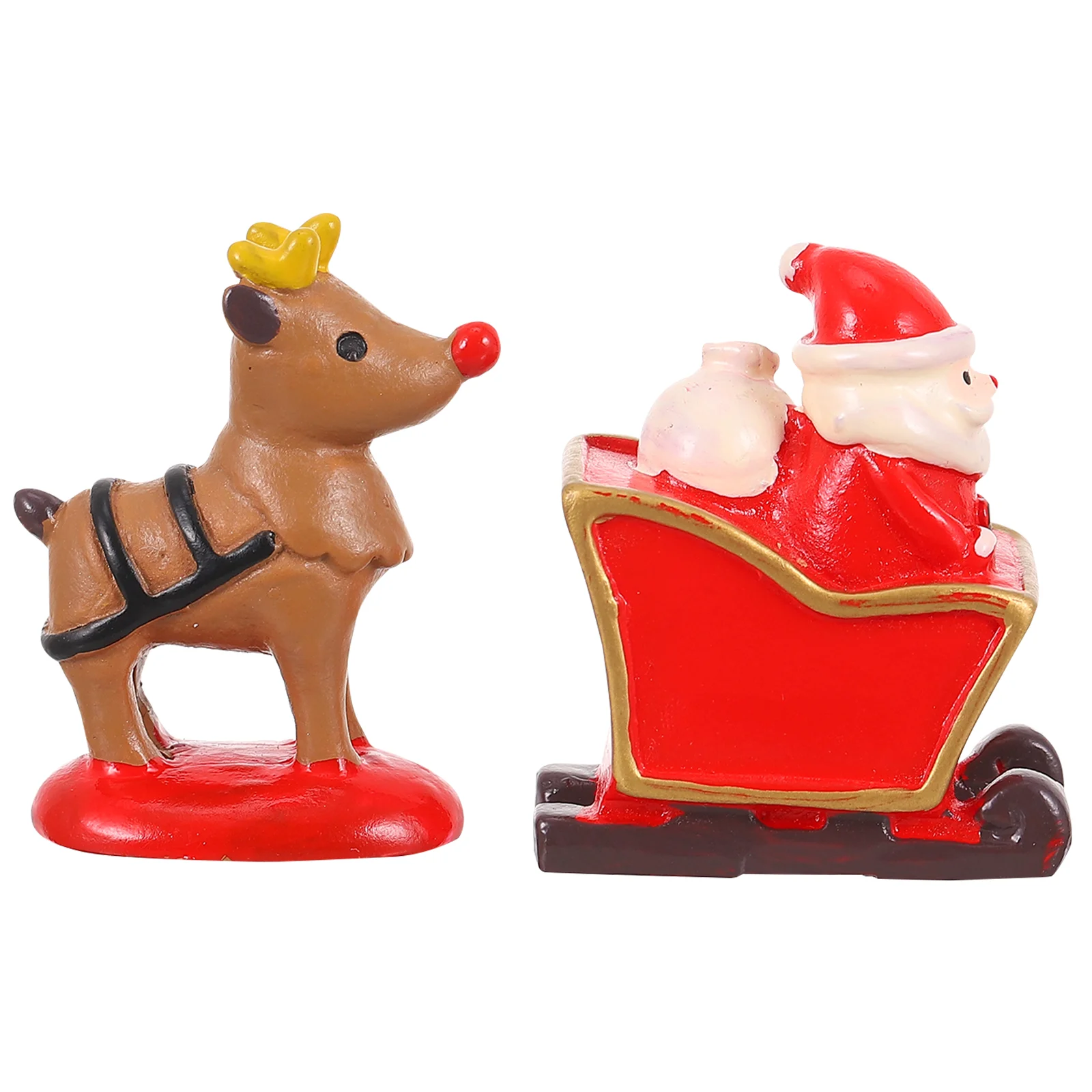 Mini Santa Claus Ornament Christmas Ornaments Xmas Party Layout Decor Deer Adornment