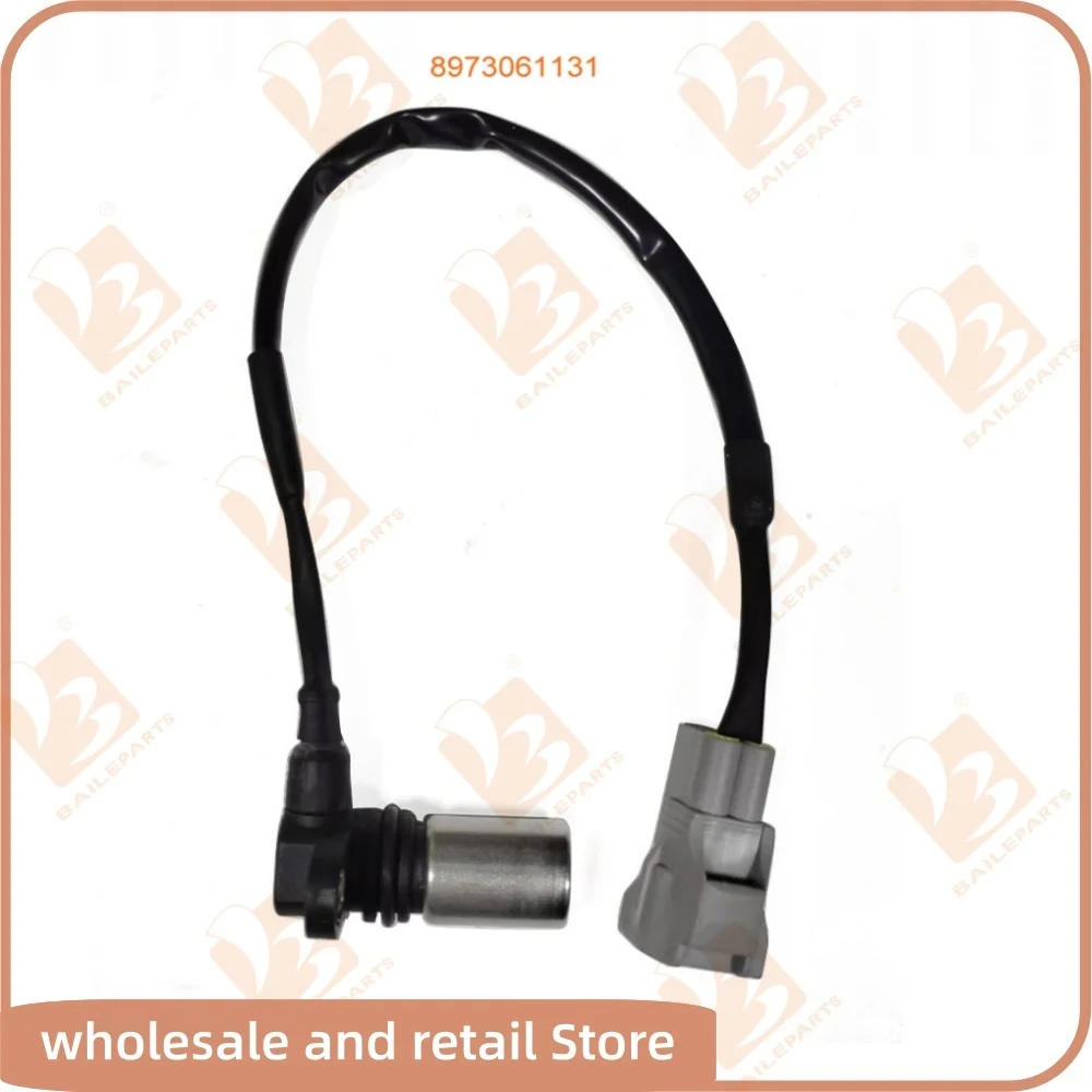 8973061131 Crankshaft Position Sensor For Hino Isuzu 4HK1 6HK1 Hitachi Zax200 Zax240 Zax270 8-97306113-1 Engine Parts