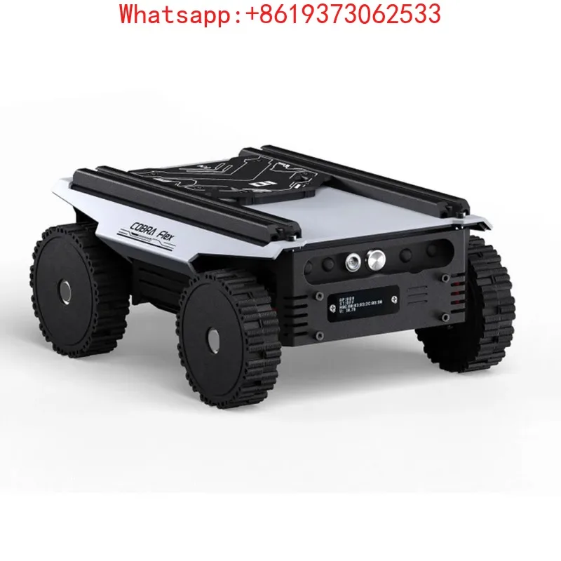 

Универсальное модульное шасси Cobra Flex с дистанционным управлением, 4 колеса, полный привод, компактный дифференциальный шасси-модуль, мотор-колеса, совместимость с различными системами управления