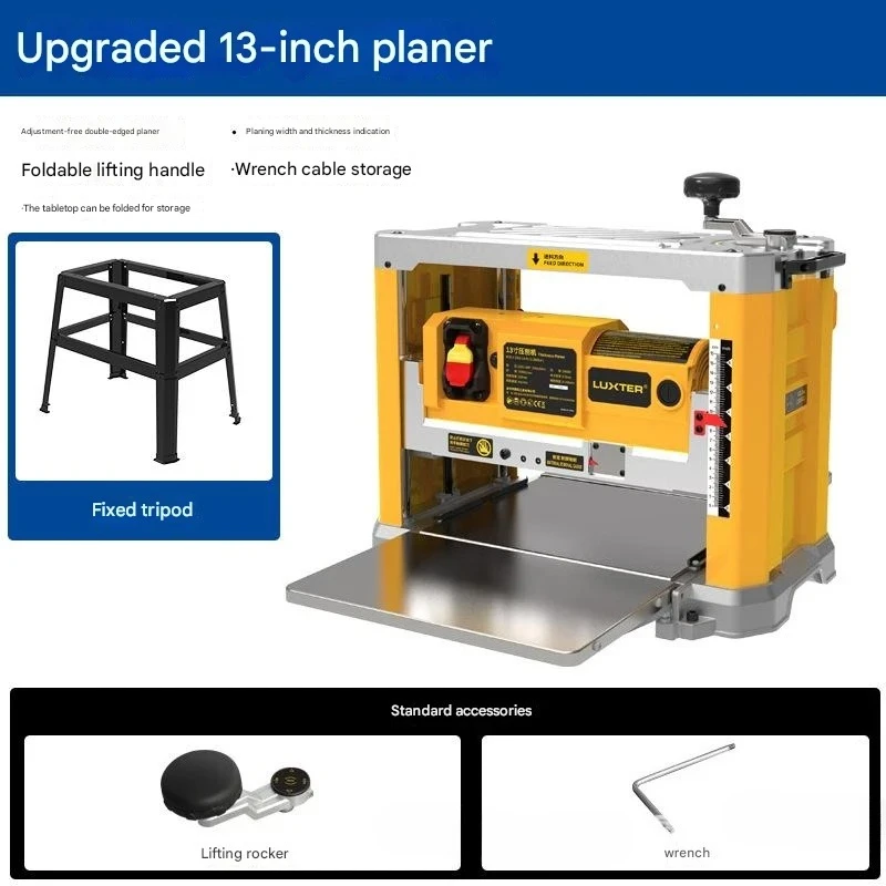 Exclusive Offer【HOT】Double Side Wood Planer Milling Machine with Core Motor Engine Essential Tool for Woodworking