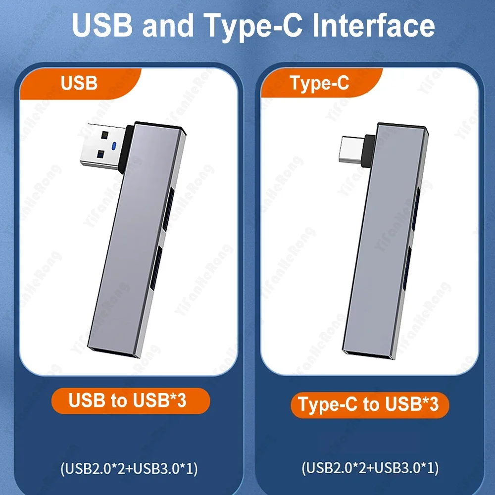 USB C HUB 3.0 Type C 3.1 3 Port Multi USB Splitter OTG محول لـ Xiaomi Lenovo Macbook Pro 13 15 Air Pro ملحقات الكمبيوتر