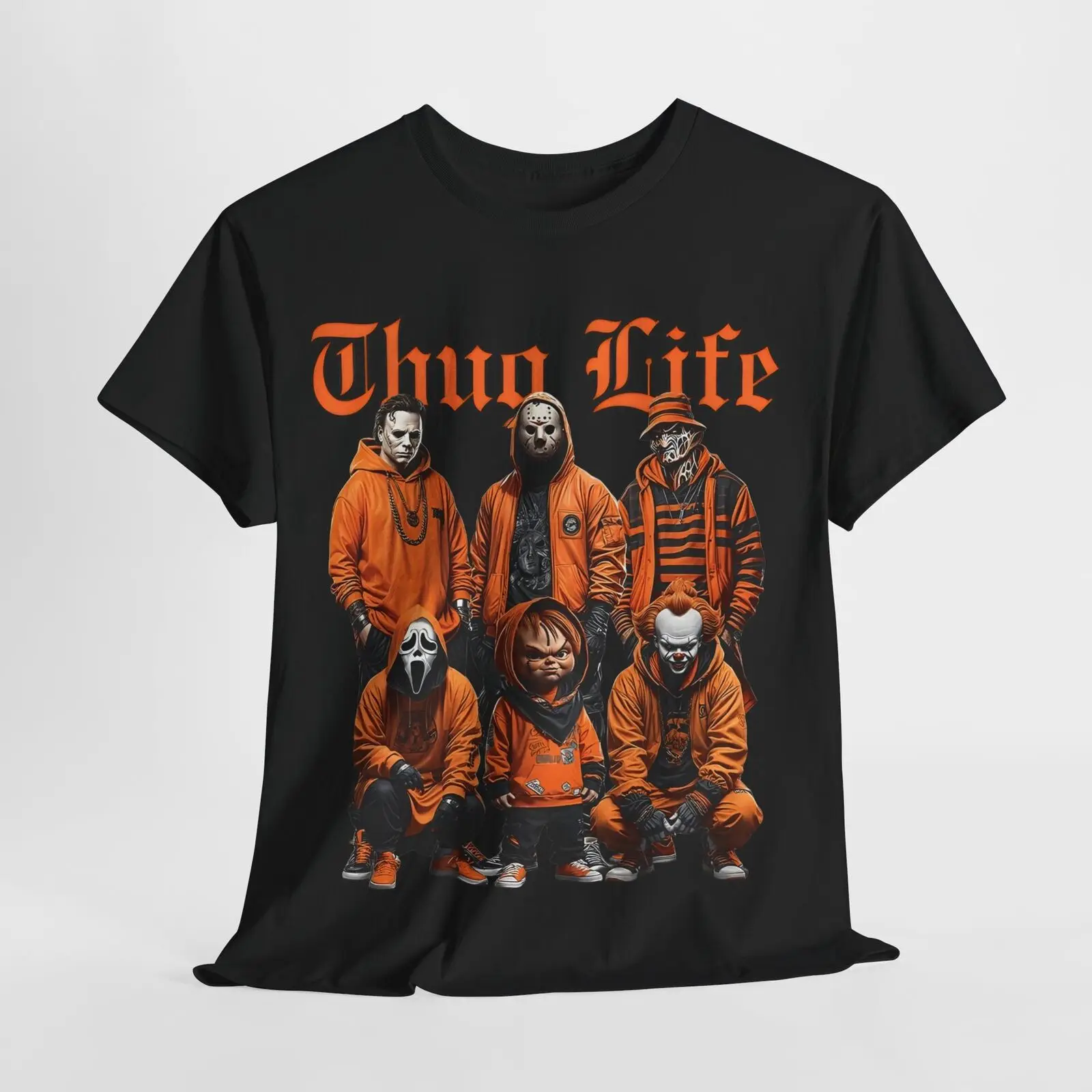 

Thug Life Horror Orange - Halloween Tshirt