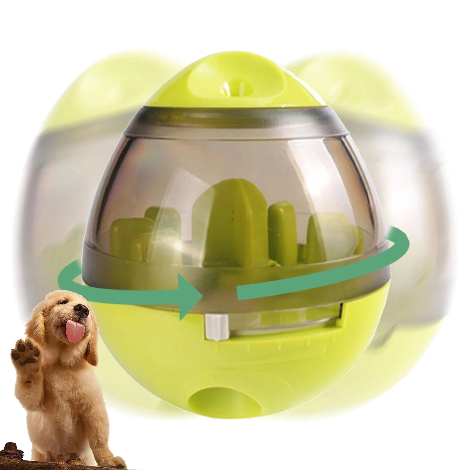 Dog Cat Slow Tumbler Feeder Toy