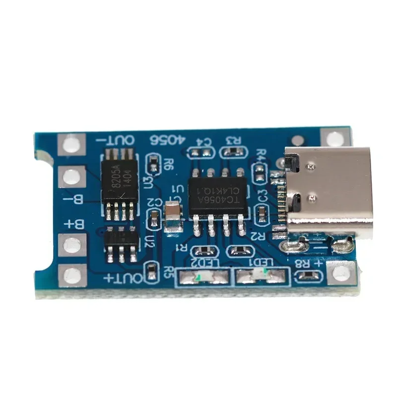 1A 18650 Lithium Battery Protection Board Type-c/Micro/Mini USB Charging Module TP4056 With Protection One Plate Module