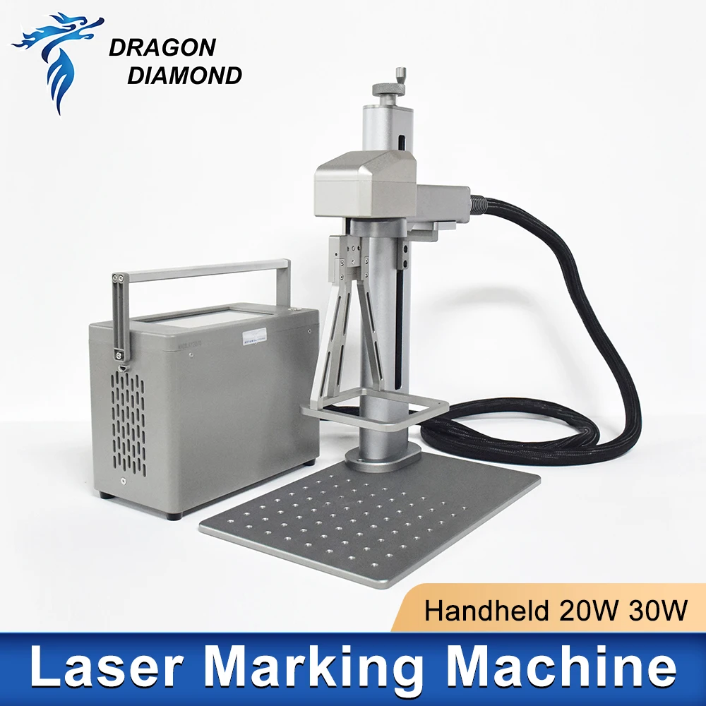 20W 30W Wireless Handheld With Holder Fiber Laser Marking Engraving Cutting Carving Machine for Silver Gold Steel Cutter