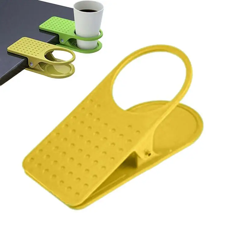 Soporte para tazas de café y agua, soporte para mesa de escritorio, Clip para oficina y hogar, sala de estudio