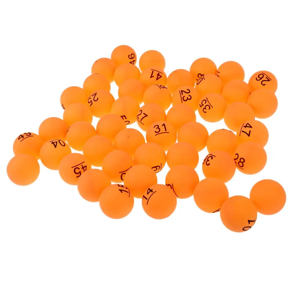 

Pong Lucky Dip Gaming Plastic Balls, Pack of 50, 40mm, for
