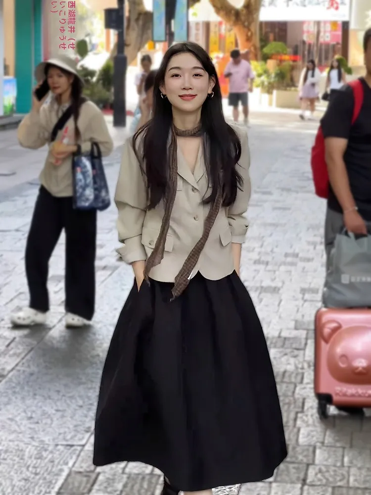 

OUDOEE Women's Slim Fit ort Jaet 2026 New Sle Casual Faion Linen Top Ele Sle Polyester Blend Fiber