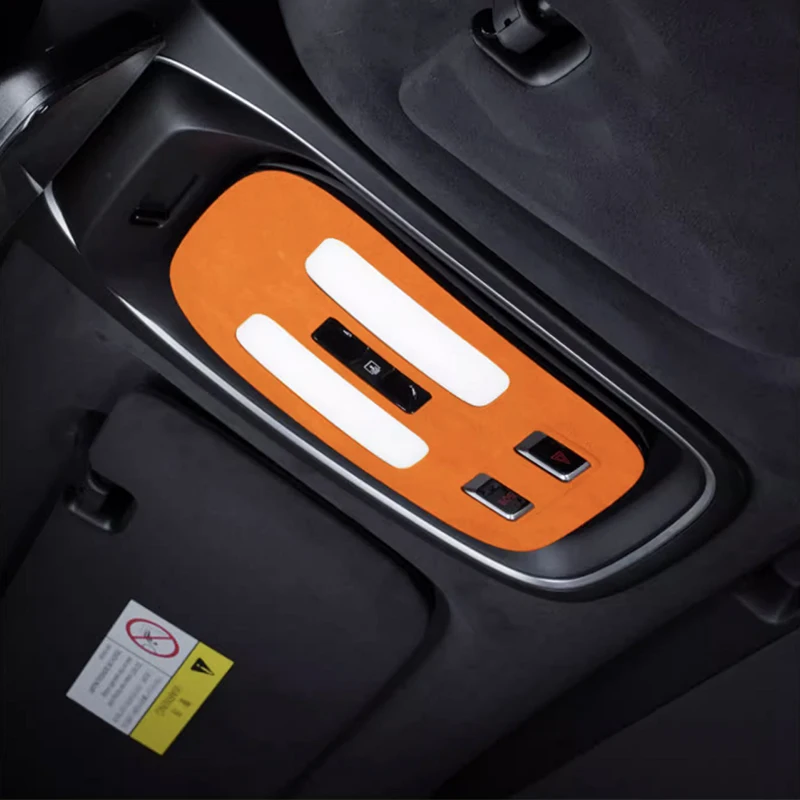 ل Changan Deepal S09 2025 2026 سيارة الجبهة القراءة ضوء واقية ملصق الكانتارا اكسسوارات السيارات