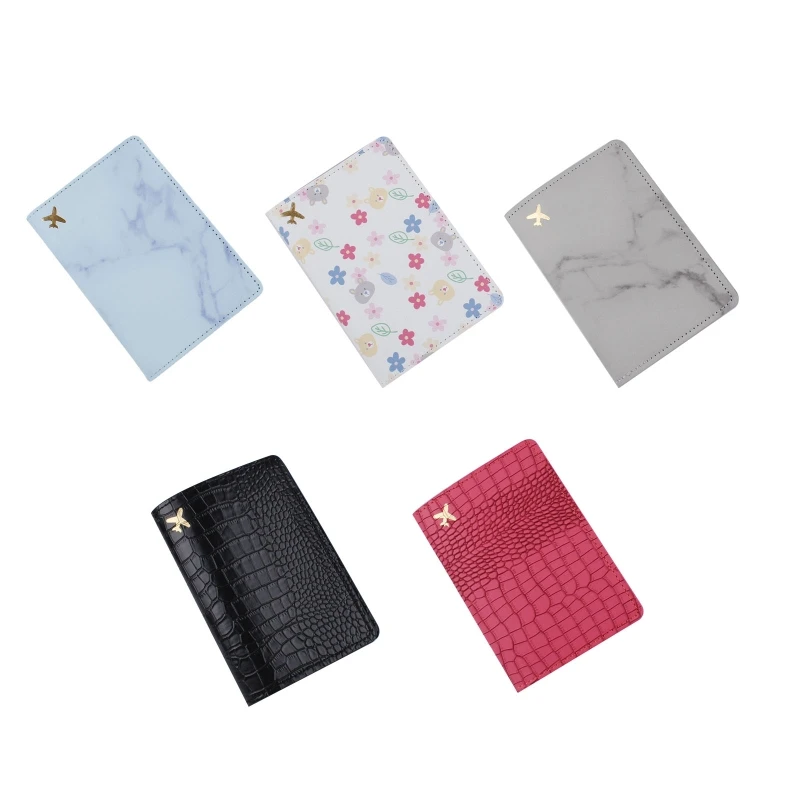 Multifunctional PU Passport Holder Fashion Travel Card Wedding Gift for Lovers