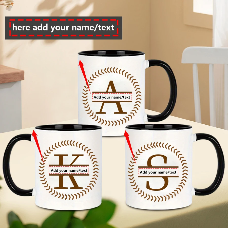 

11 унций индивидуальное имя, портативная бутылка с горячей и холодной изоляцией, Прямая поставка, стаканы, прочные керамические кружки для кофе, молока, дорожные чашки для напитков