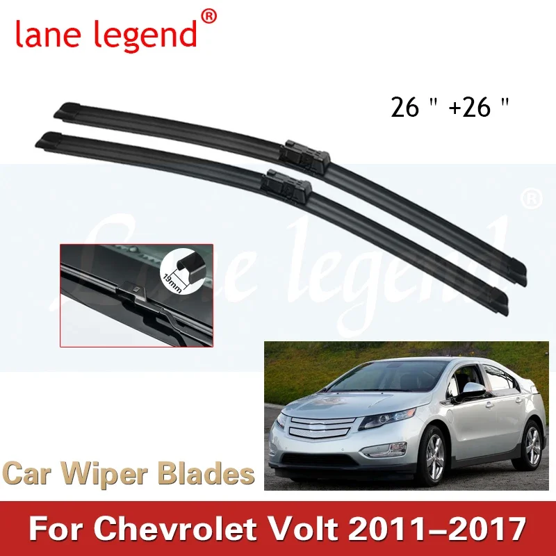 

For Chevrolet Volt Car Front Windscreen Wiper Soft Rubber Wiper Blades Push Button Arms 2011 2012 2013 2014 2015 2016 2017