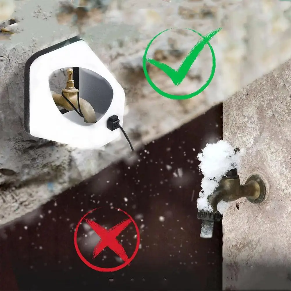 Outdoor Faucet Insulation Cover Winter Freeze Protection Garden Tap Cover Waterproof Thermal Insulated Protector Easy Install