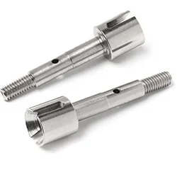 Per HPI Savage XS Flux Ken Block WR8 Flux Bullet3.0 MT ST 109921 101228   Parti di aggiornamento HD AXLE 5X40MM - Set da 2 pezzi