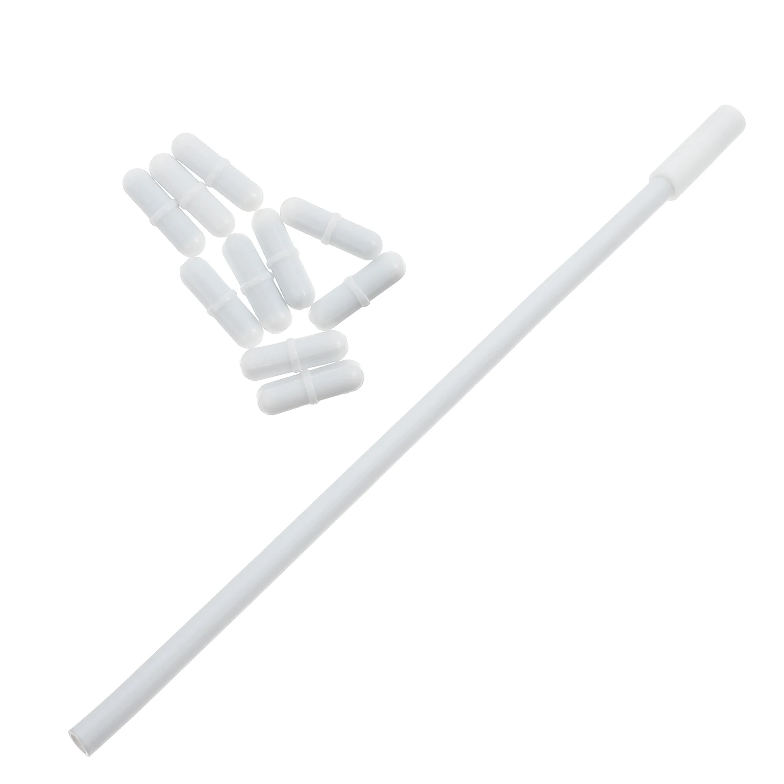 

Magnetic Stirrer Laboratory Accessories Coated Stir Bars Practical Mixer Rod Lab Accessories White Color Efficient