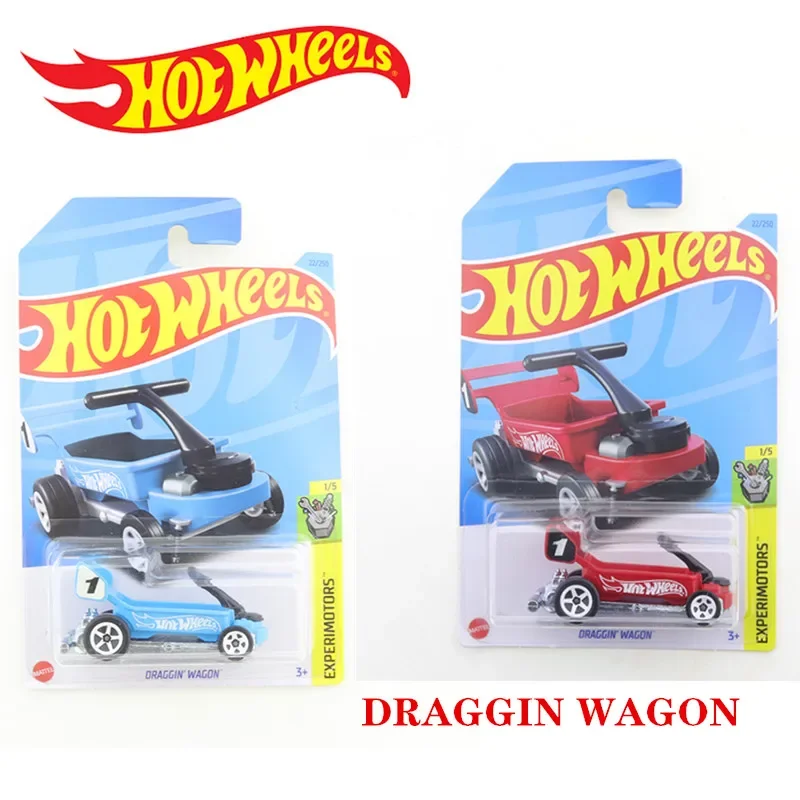 2023-22 Original Hot Wheels DRAGGIN WAGON Mini Alloy Coupe 1/64 Metal Diecast Model Car Kids Toys Gift