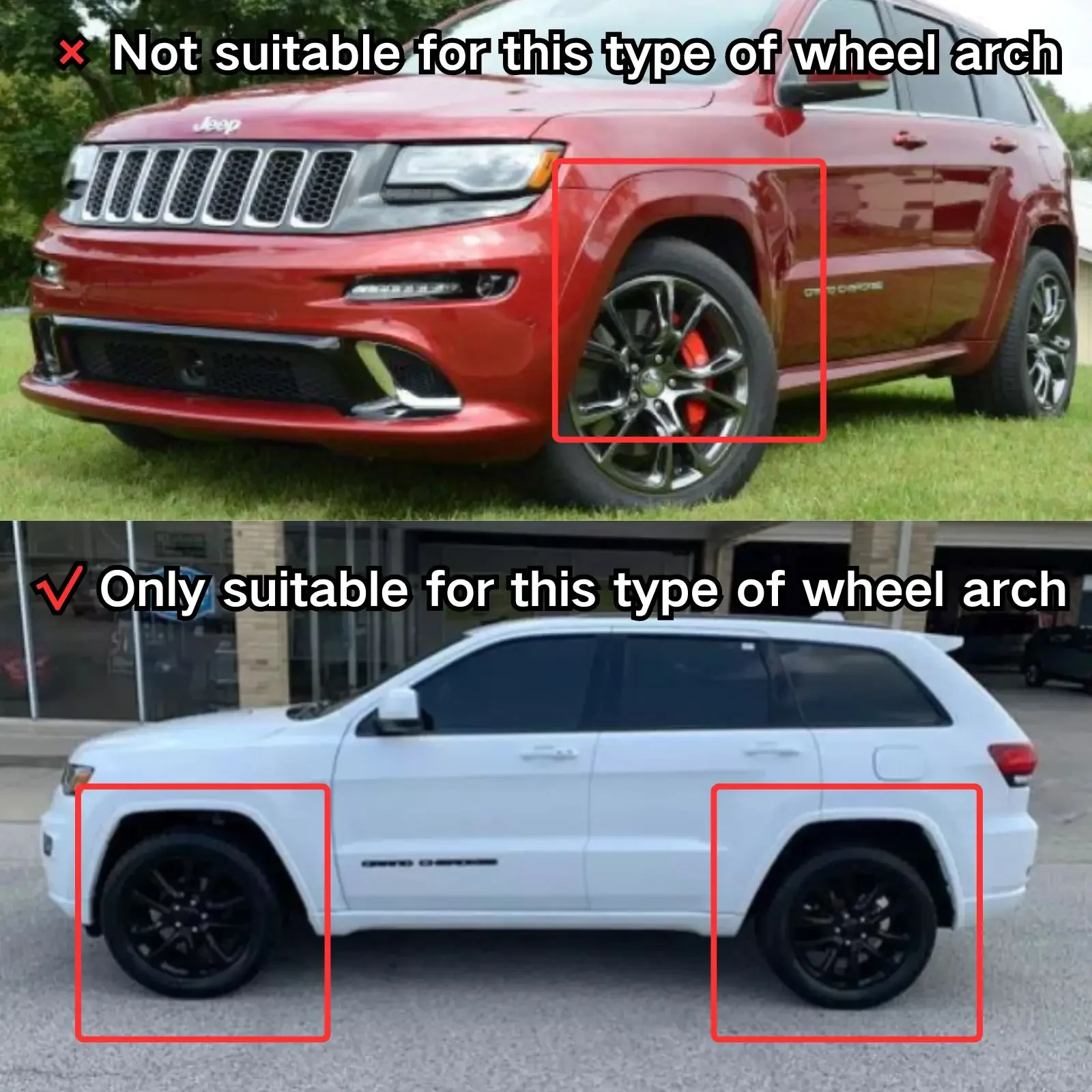 New！ Front Bumper Lip Spoiler For Grand Cherokee Altitude/Laredo/Limited/Overland/Traihawk 2014-2021 Splitter Diffuser