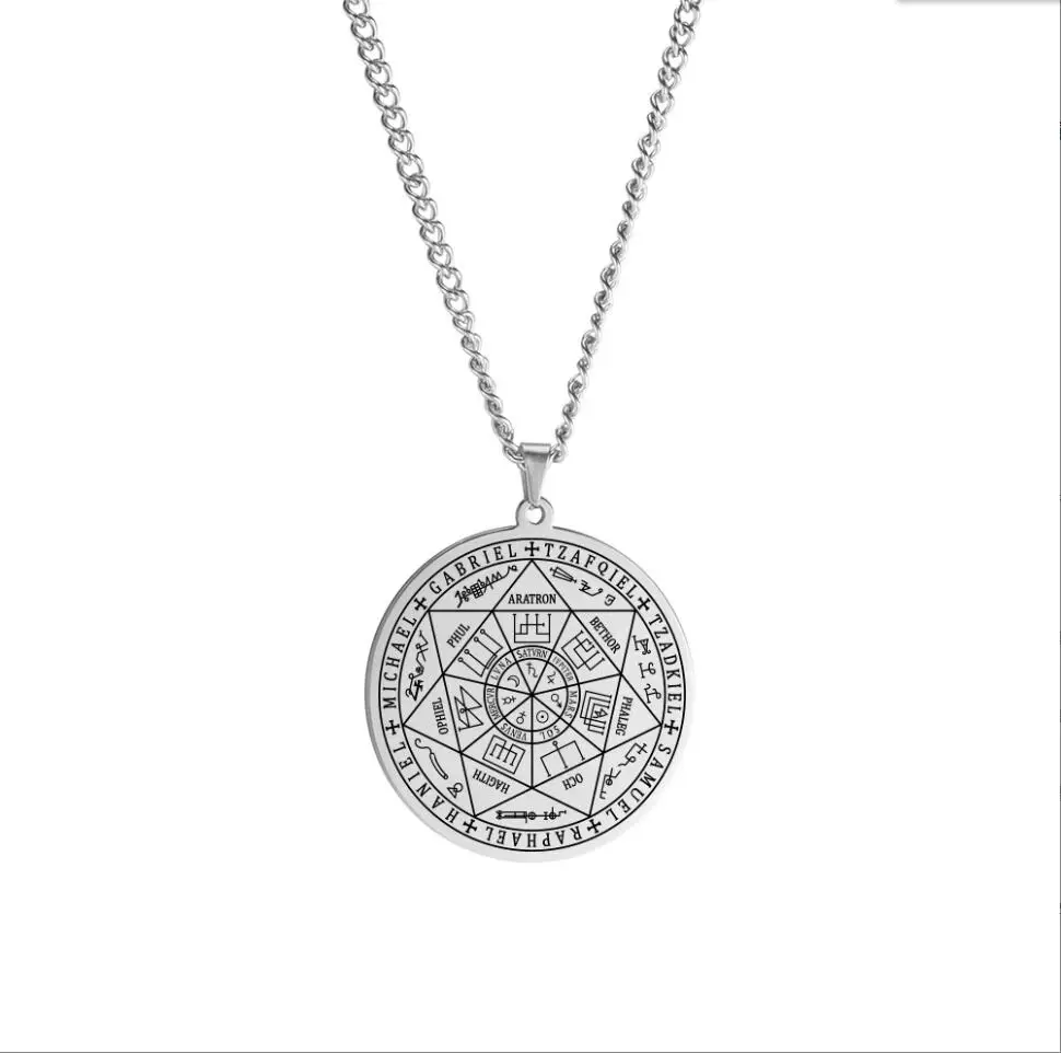 1PC steel soldier vintage Star of David viking pendant thor nordic necklace mens jewelry stainless steel F1240