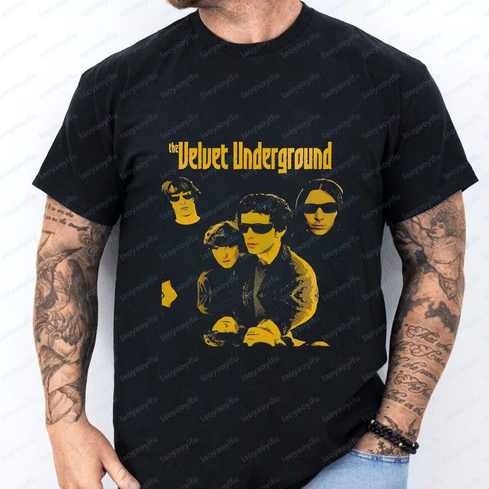 The Velvet Underground - Rock Band Summer Casual Trendy Multi-Purpose Round-neck T-Shirt for Both Men and Women