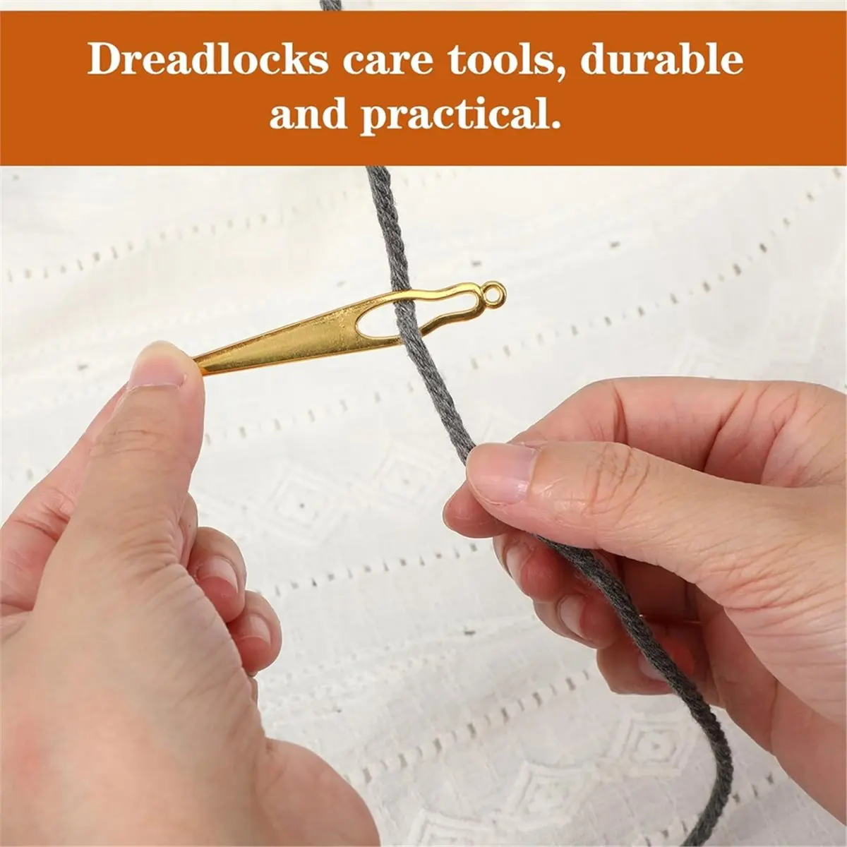 【AT48】 NEW 6 Pcs Dreadlock Crochet Hook, 0.75mm Loc for Interlocking Retie Tool for Locs with Interlocking Tool Locs Braid Craft