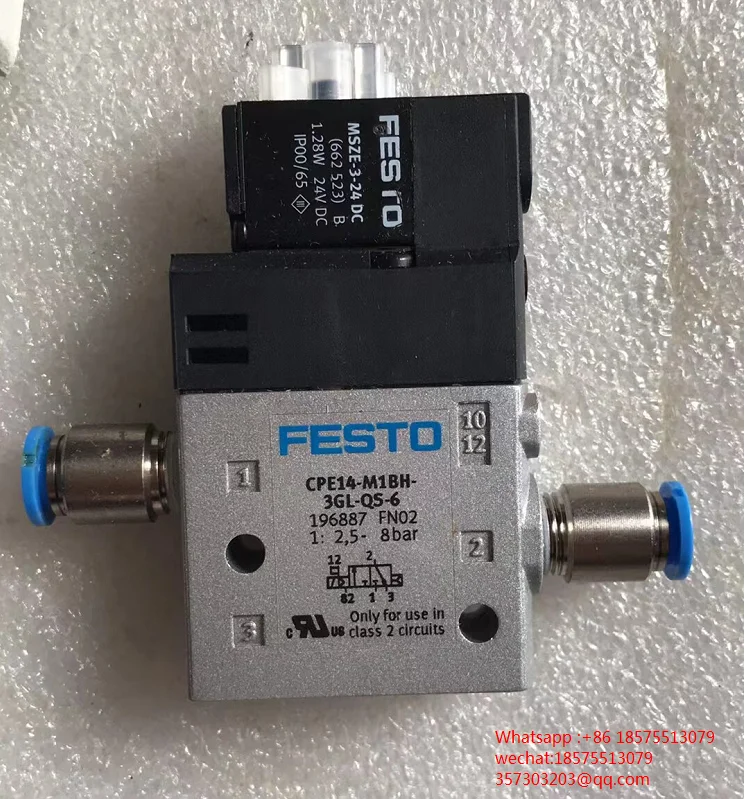 

FESTO CPE14-M1BH-3GL-QS-6 Solenoid Valve