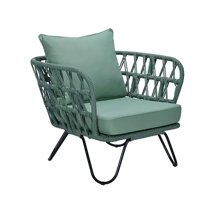 Outdoor touw weven high-end bankcombinatie hotel homestay waterdicht en zonnebrandcrème villa outdoor rotan weven binnenplaats