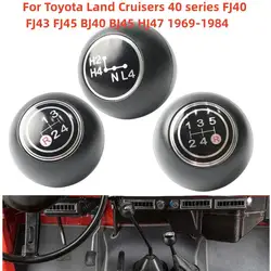 Pommeau de levier de vitesse manuel pour Toyota Land Cruisers, boule de vitesse à main, 4/5 vitesses, série 40, FJ40, FJ43, FJ45, BJ40, BJ45, HJ47, 1969-1984