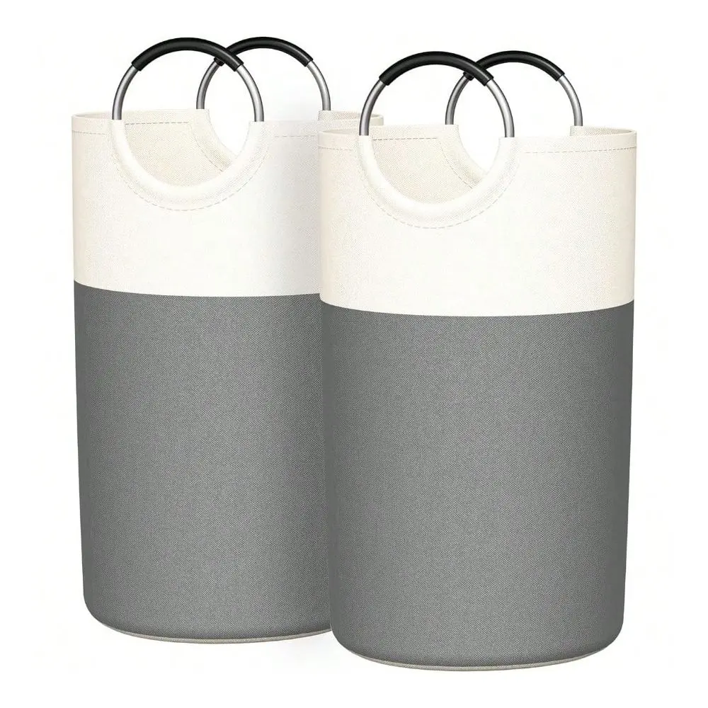 Laundry Baskets Organization Storage Organization 2 Pack 90L Laundry Hamper Large Collapsible Laundry Baske Tall Foldable Sturdy