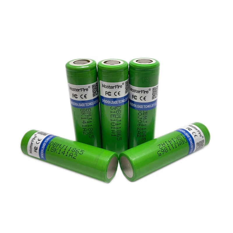 

MasterFire 18pcs/lot 100% Original MJ1 18650 INR18650MJ1 10A discharge lithium battery cell 3350mah Rechargeable torch batteries