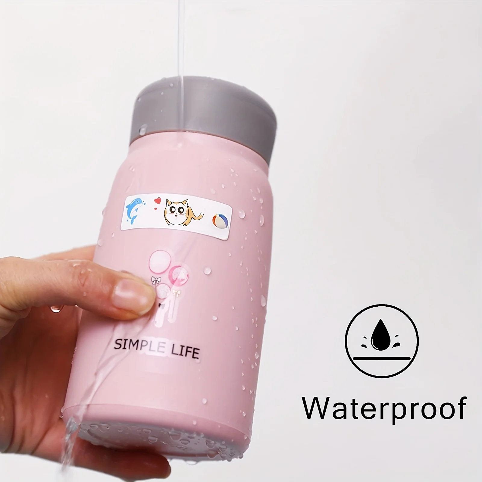 40 Sheets A4(8.3 x 11.7) Size Printable Vinyl Sticker Paper for Inkjet Printer and Laser White Glossy Sticker Paper Waterproof