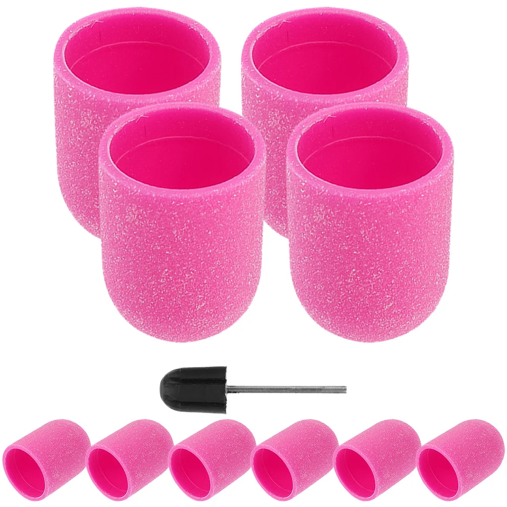 

1Set Nail Sanding Caps Professional Manicure Tool for Smooth Polishing Replacement Sanding Caps for Nail Drill Bits